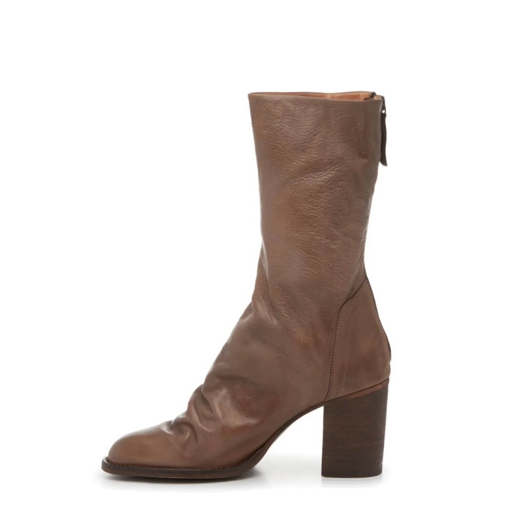 Free People Brown Leather Women's Boots Size 11 - Picture 5 of 16